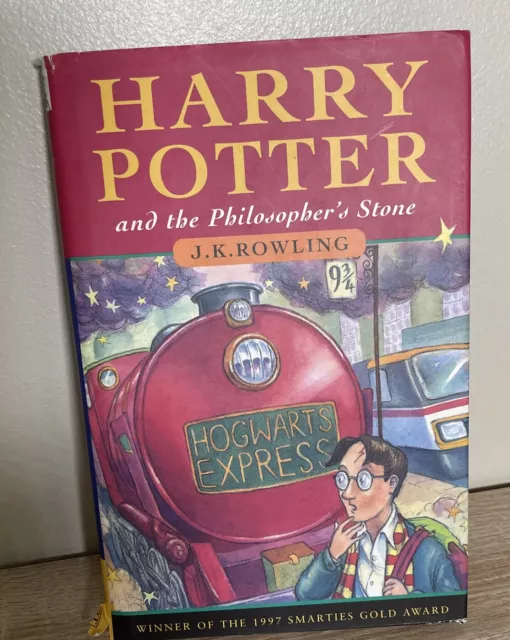 Harry Potter & Philosophers Stone - Ted Smart Book -  1st Edition - 3rd Print HB