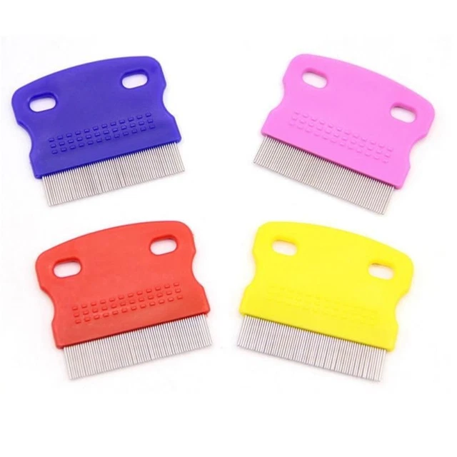 Pet Flea Lice Cleaner Comb Cat Dog Flea Cleaning Brush Anti Flea Dogs Comb Steel