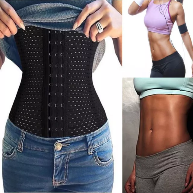 Women Waist Trainer Cincher Tummy Girdle Belt Body Shaper Modeling Strap Trimmer 3