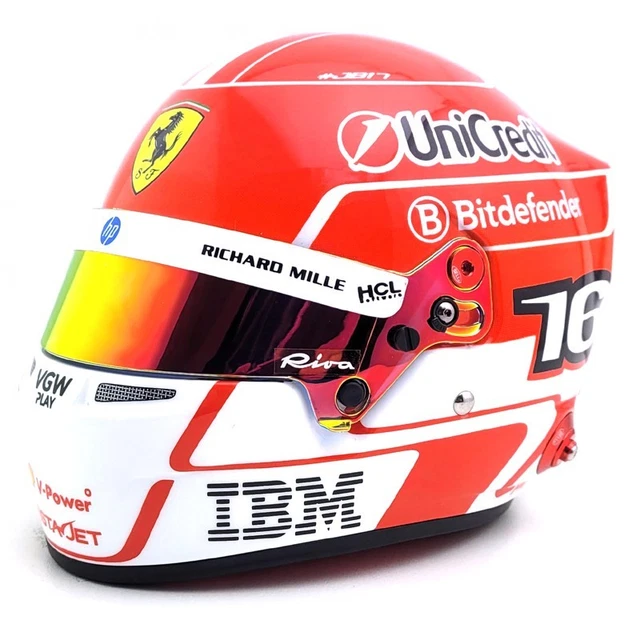 Charles Leclerc celebrates his 150th Grand Prix with Ferrari wearing a special helmet | AutoHebdo