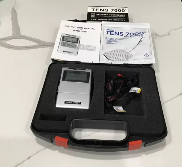 Roscoe Tens 7000 Digital Pain Management Unit Otc Muscle Stimulator New