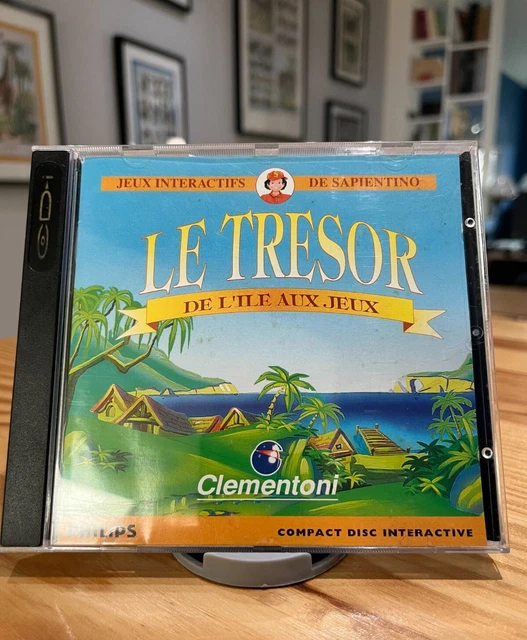 Jeux Philips CDI / CD-I "Le Trésor De L'ile Aux Jeux" Complet - RARE 