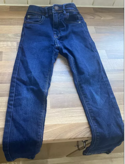 Ragazzi 5 Anni NEXT Blu Denim Jeans Ottime Condizioni