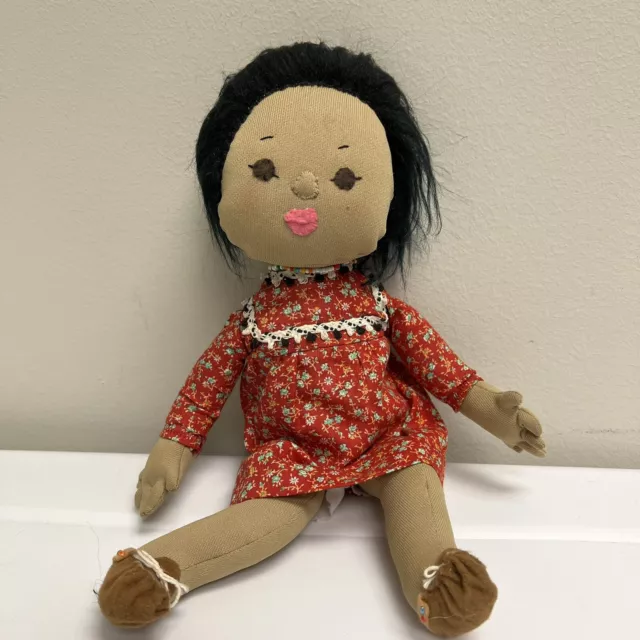 Handmade Folk Art Native American Primitive Rag Doll