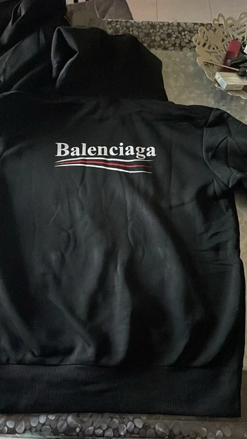 Felpa balenciaga con scritta dietro clearance