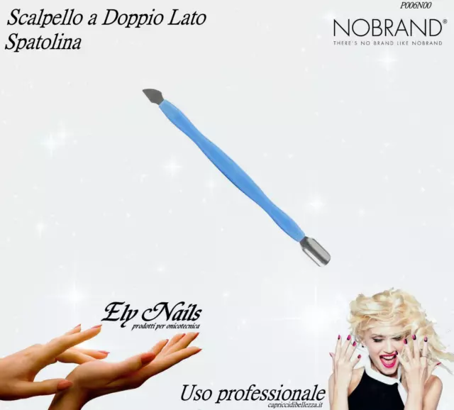 Scalpello a doppio Lato - Spatolina - Spatola - Ricostruzione unghie Nail Art