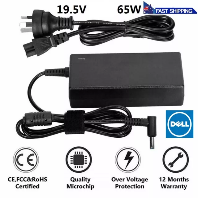 Notebook Laptop Power Adapter For Dell Inspiron 14/15/17 XPS 18 Series 19.5V 65W