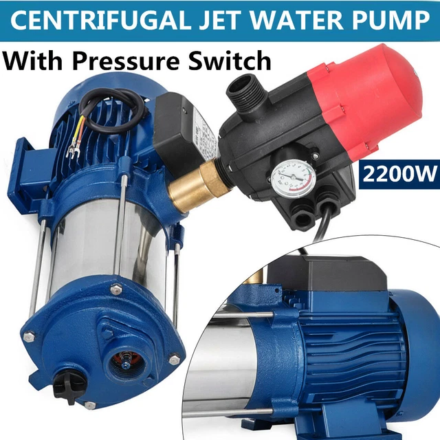 CENTRIFUGAL WATER PUMP Irrigation Pump Heavy Duty MC2200 Cast Iron Jet