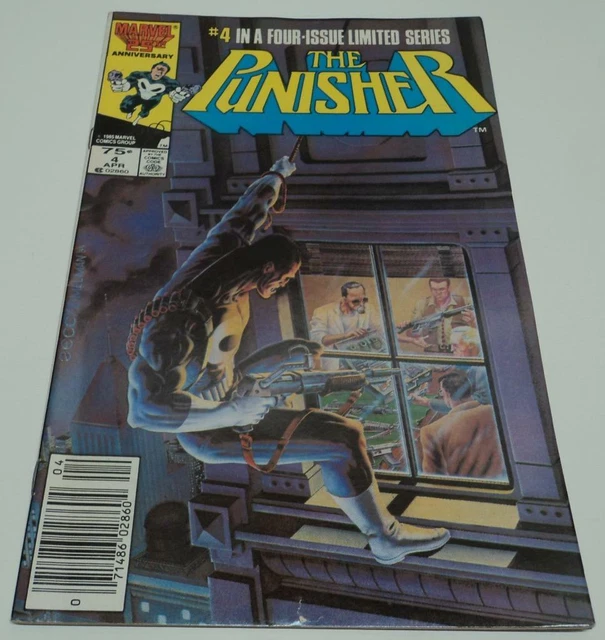 PUNISHER #4 LIMITED SERIES (Marvel Comics 1986) JIGSAW (FN) Mike Zeck art