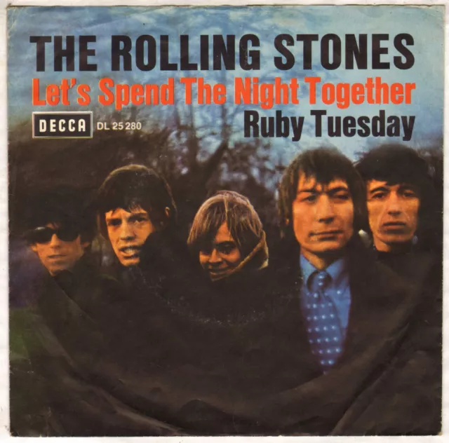 The Rolling Stones "Let's Spend The Night Together" Sp 1967 Decca 25280