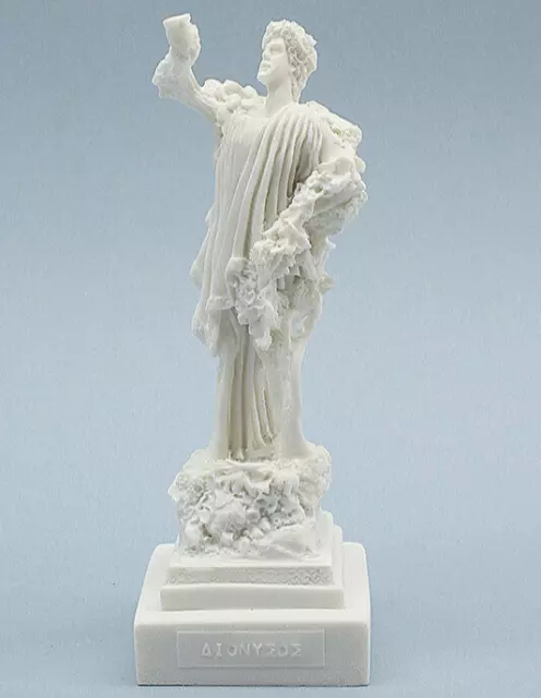 Dionysus God Statue Handmade Marble Ancient Greek Roman Mythology Sculpture