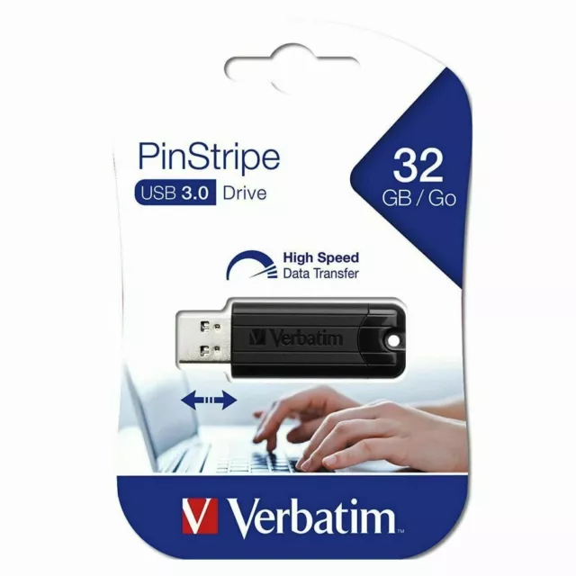 Clef usb 32go Verbatim cle usb 32 go Store N Go Pinstripe USB 3.0