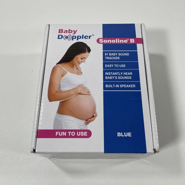 Sonoline B Baby Doppler Blue Heart Monitor Manual Ultrasound Tested & Working