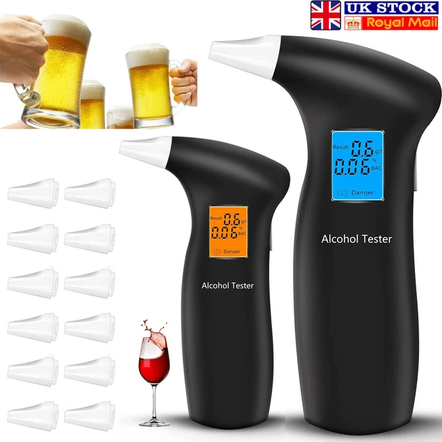 LCD Digital Alcohol Detector Police Breathalyzer Tester Handheld Analyzer Meters
