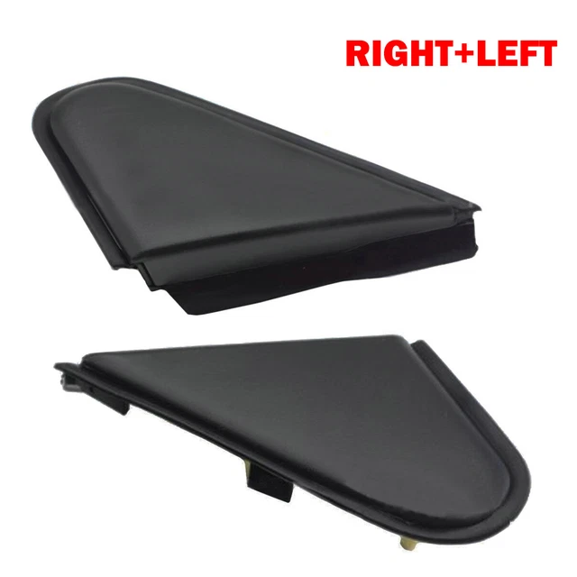 Pair Side Rearview Triangle Molding Cover For 08-15 Mitsubishi Lancer Evolution