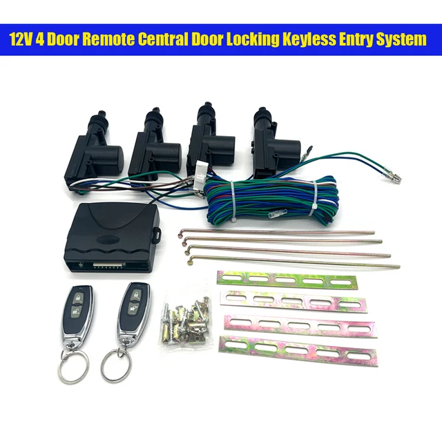 12V Universal 4 Door Remote Central Door Locking Keyless Entry System Universal