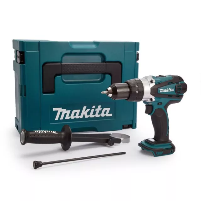 Perceuse à percussion 18V LXT (machine seule) en MAKPAC - MAKITA DHP458ZJ