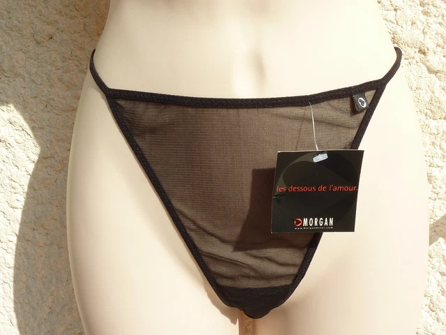 Lot De 2 Strings Charlott Lingerie Taille 2 (M) Bleu - Neuf Avec étiquettes