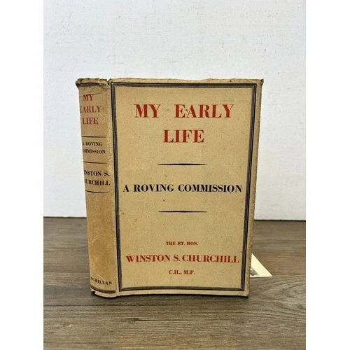 MY EARLY LIFE, A Roving Commission hardback book by Winston Churchill ...