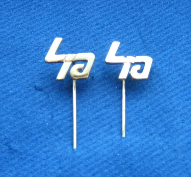 Two Luton International Airport (LIA) Stick Pins C1970/80s Era