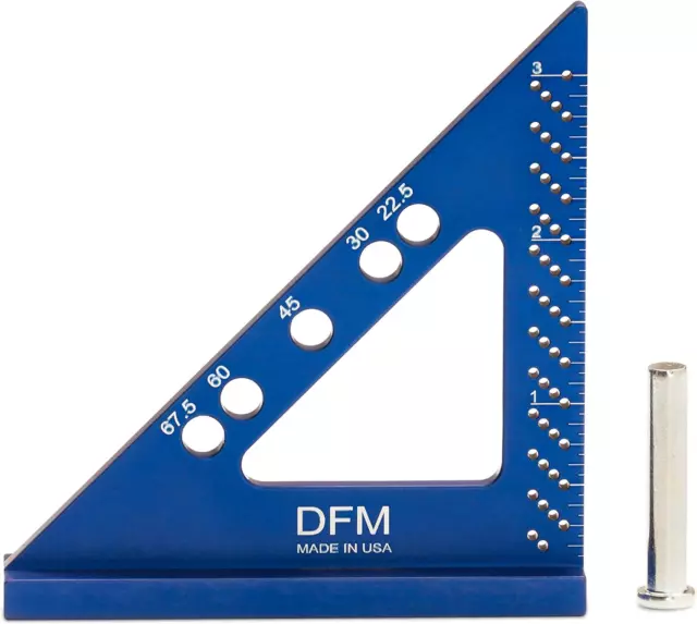 DFM Small Carpenter Square Alloy Steel Made in USA with Fixed Miter Angle Pin (E