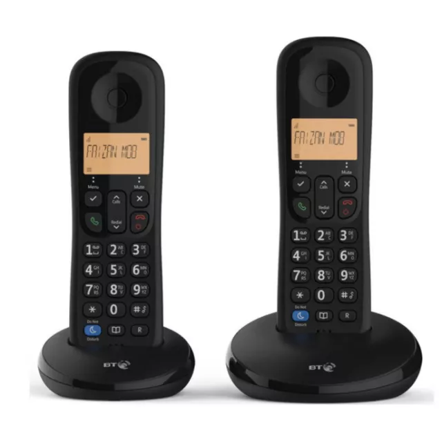 Bt Everyday Cordless Phone Twin Set With Call Blocker Easy To Set Up