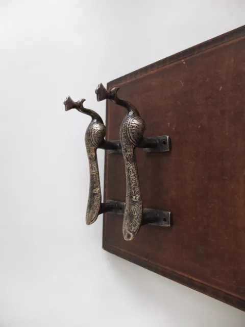 Vintage Antique Style Solid Brass Pair Of Cabinet Door Handles ....Drawer Pulls