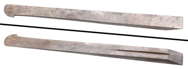 Founder's Grade W. Butcher 5/8" Plow Plane Cutting Iron - Superb - mjdtoolparts