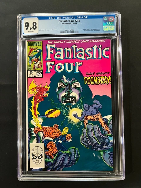 Fantastic Four #259 CGC 9.8 (1983) - Doctor Doom & Terrax app Silver Surfer