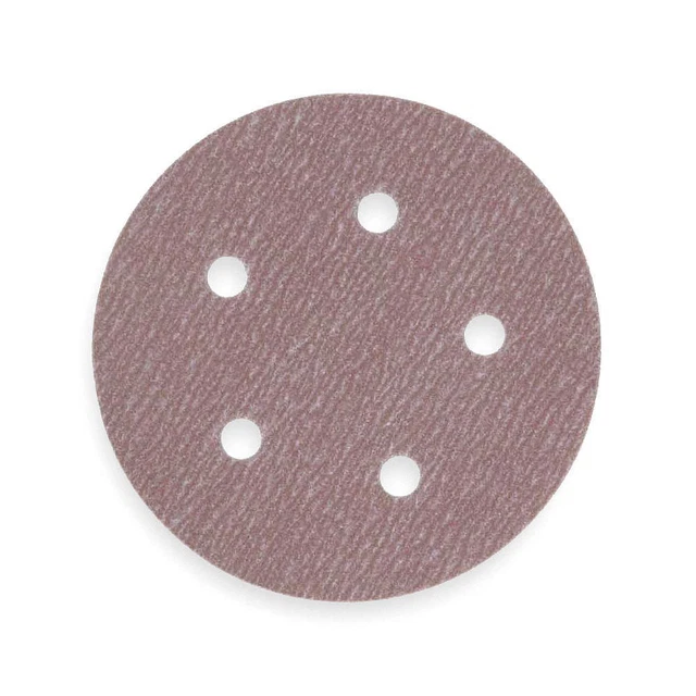 NORTON 66261131498 PSA Disc Roll,5 Hole,5in,P80G,AlO