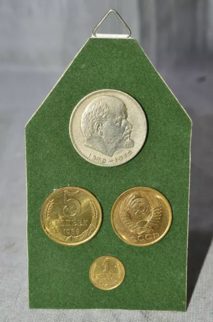 4 Alte Münzen Aus Russland