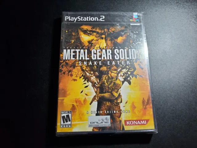 Metal Gear Solid 3 Snake Eater Sony Playstation 2 PS2 Brand NEW SEALED