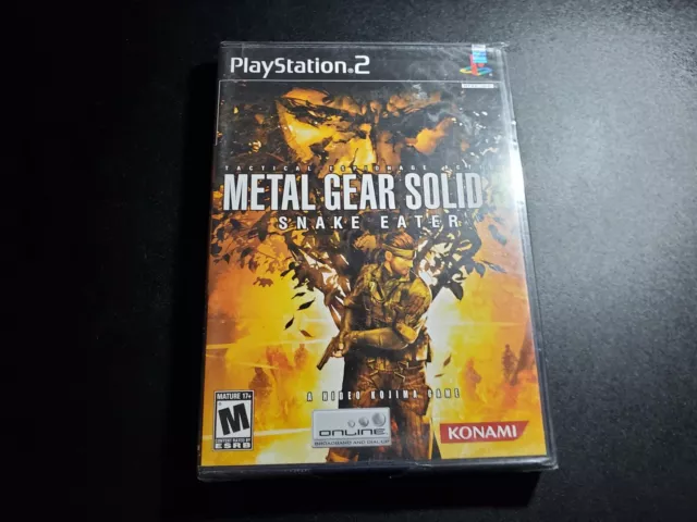 Metal Gear Solid 3 Snake Eater Sony Playstation 2 PS2 Brand NEW SEALED-!