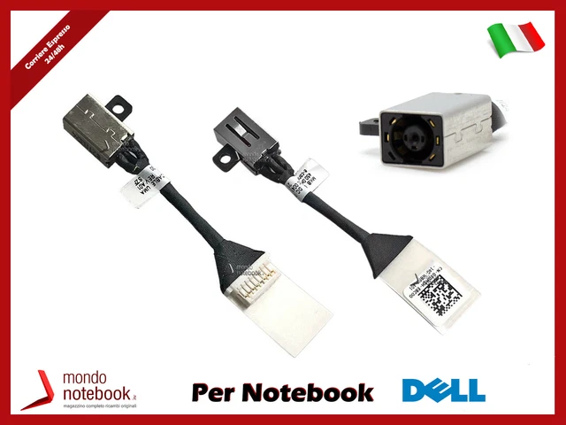 Pour Dell Vostro 3400, 3401 cable connecteur d'alimentation DC jack
