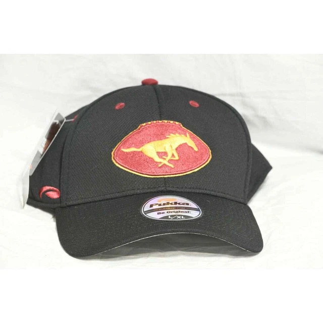 Pukka Headwear Black One Size Adjustable Ballcap Golf Hat -(L/XL)