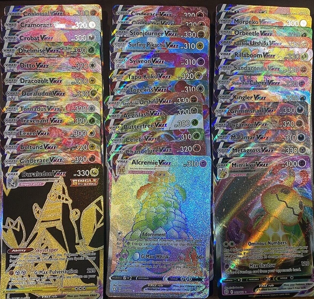 Pokémon Card Lot 50 Official TCG Cards Ultra Rare Included EX GX V MEGA + HOLOS