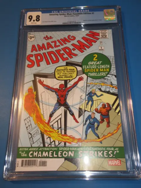 Amazing Spider-man #1 Facsimile Reprint CGC 9.8 NM/M Gorgeous Gem Wow