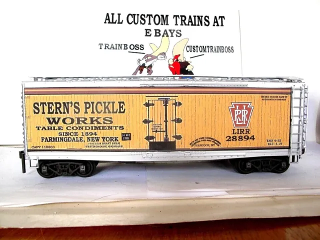O Scale 3  Rail Custom Lettered Sterns Pickle Farmingdale, Ny  Reefer  🥒🥒🥒🥒