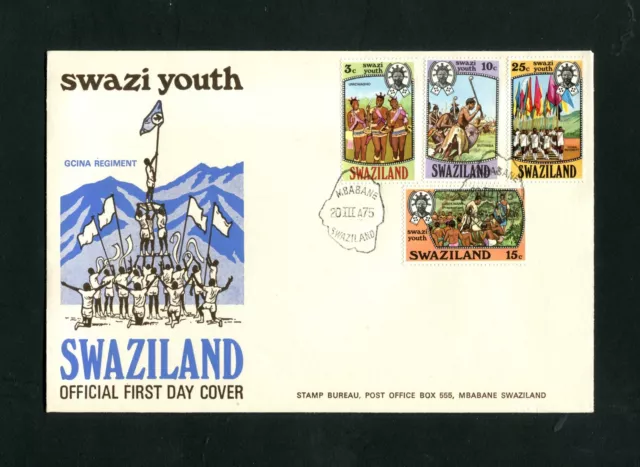 Swaziland Nr. 220 - 223  FDC Beleg   (BA-6)