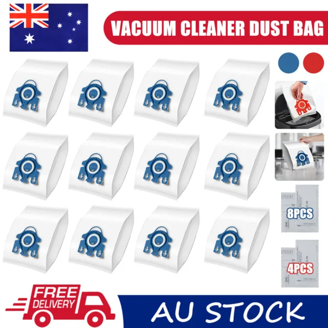 12/48x Vacuum Cleaner Bags For Miele 3D GN COMPLETE C2 C3 S2 S5 S8 S5211 Models