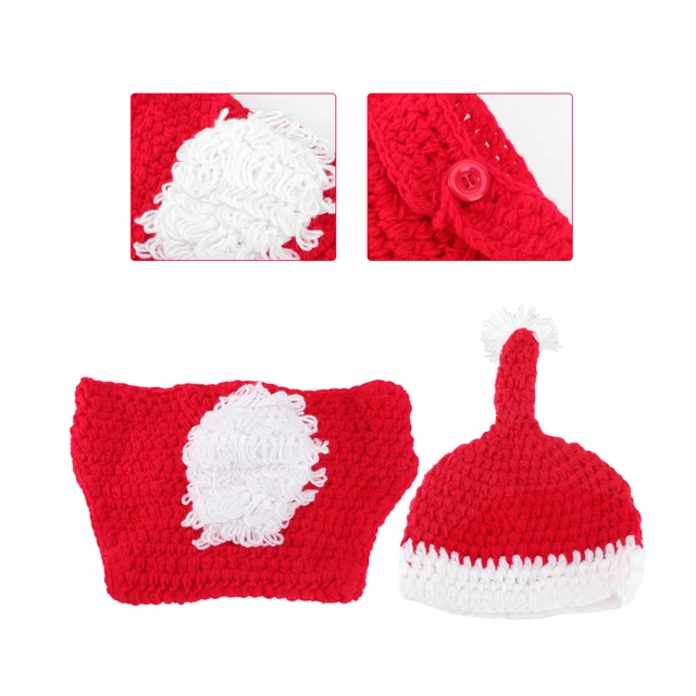 Pequeño bebé foto accesorios trajes bebé ganchillo - punto conjunto