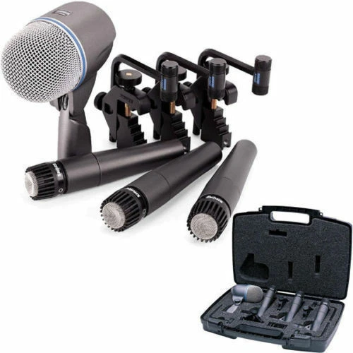 Shure DMK57-52 Drum Mic Kit Authorized Dealer-x3 SM57 x1 Beta52 x3 A56D NEW