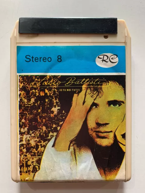 Cartridge Track Tape Cassetta Stereo 8 Lucio Battisti Io Tu Noi Tutti