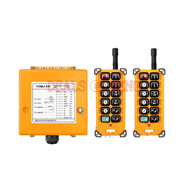 DC24V F23-BB 2 trasmettitori + 1 ricevitore sollevamento gru radio telecomando wireless