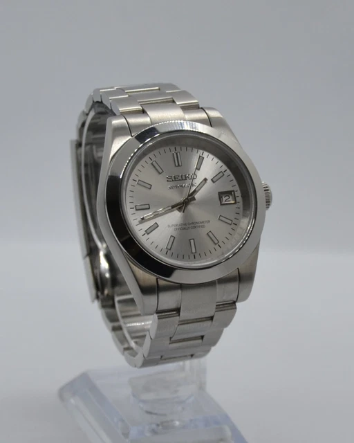 Seiko Oyster Perpetual Datejust Automatic Watch Silver Sunburst dial NH35 mod Seiko Oyster Perpetual Datejust Automatic Watch Silver Sunburst dial NH35 mod