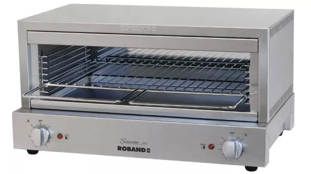 Salamander Grill Top Heat Only 15 amp 690x455x355mm Wall Mountable Roband SA15