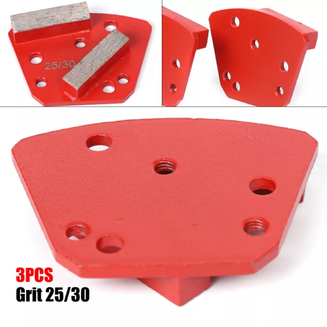 25/30 Grit Trapezoid Stone and Concrete Floor Diamond Segment Grinding Pads Disc