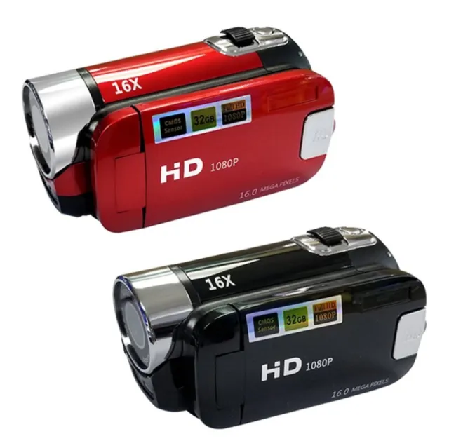 Caméra vidéo Caméscope Vlogging Caméra Full HD 1080P Appareil photo numérique