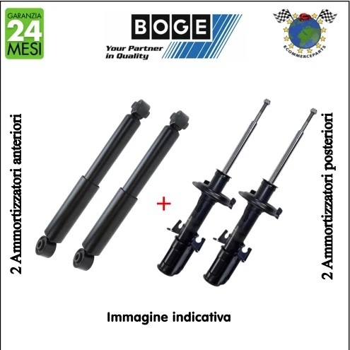 Kit Ammortizzatori Ant+Post Boge Per Mercedes Classe B 250 220 200 180 160 C cld