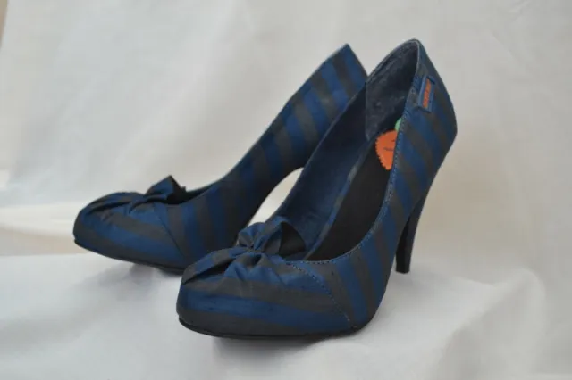 Chaussures à talons bleus/noir Rocket Dog - Taille 4 (37)
